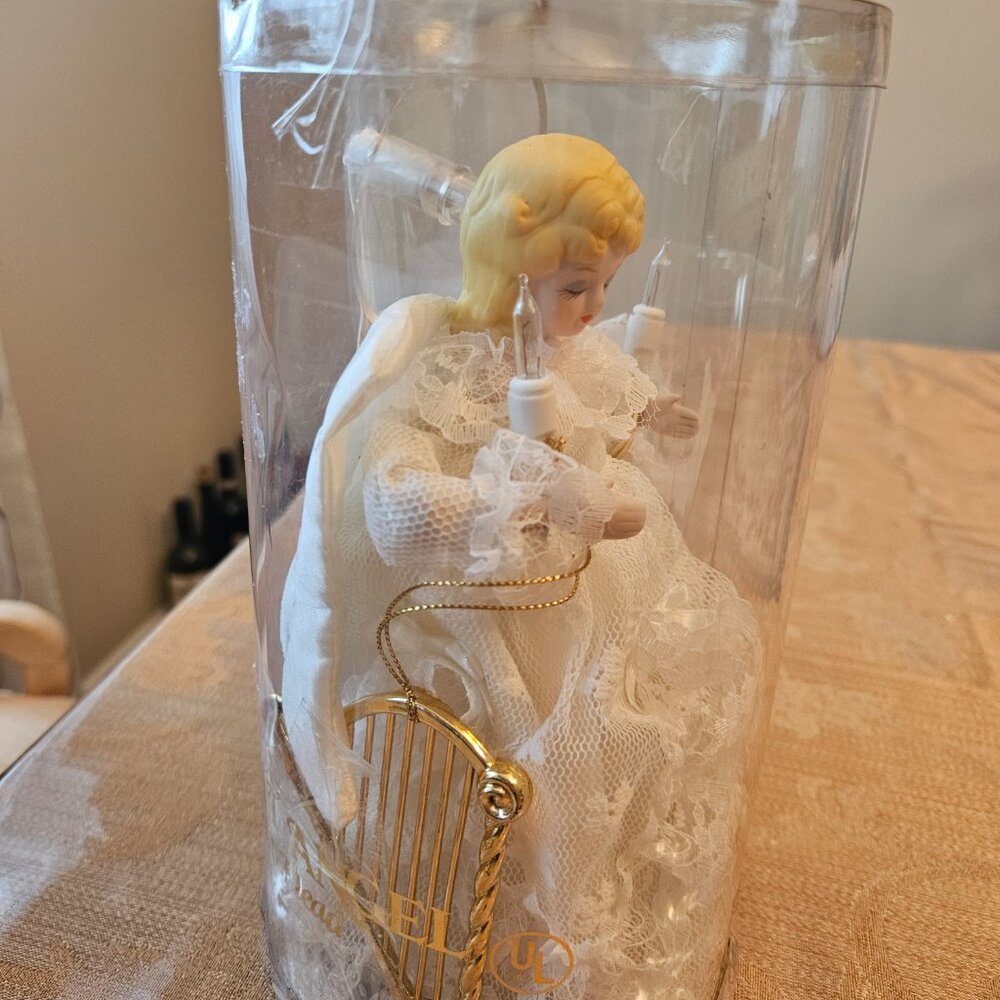 Vintage Light up Angel Tree Topper - Picture 7 of 10